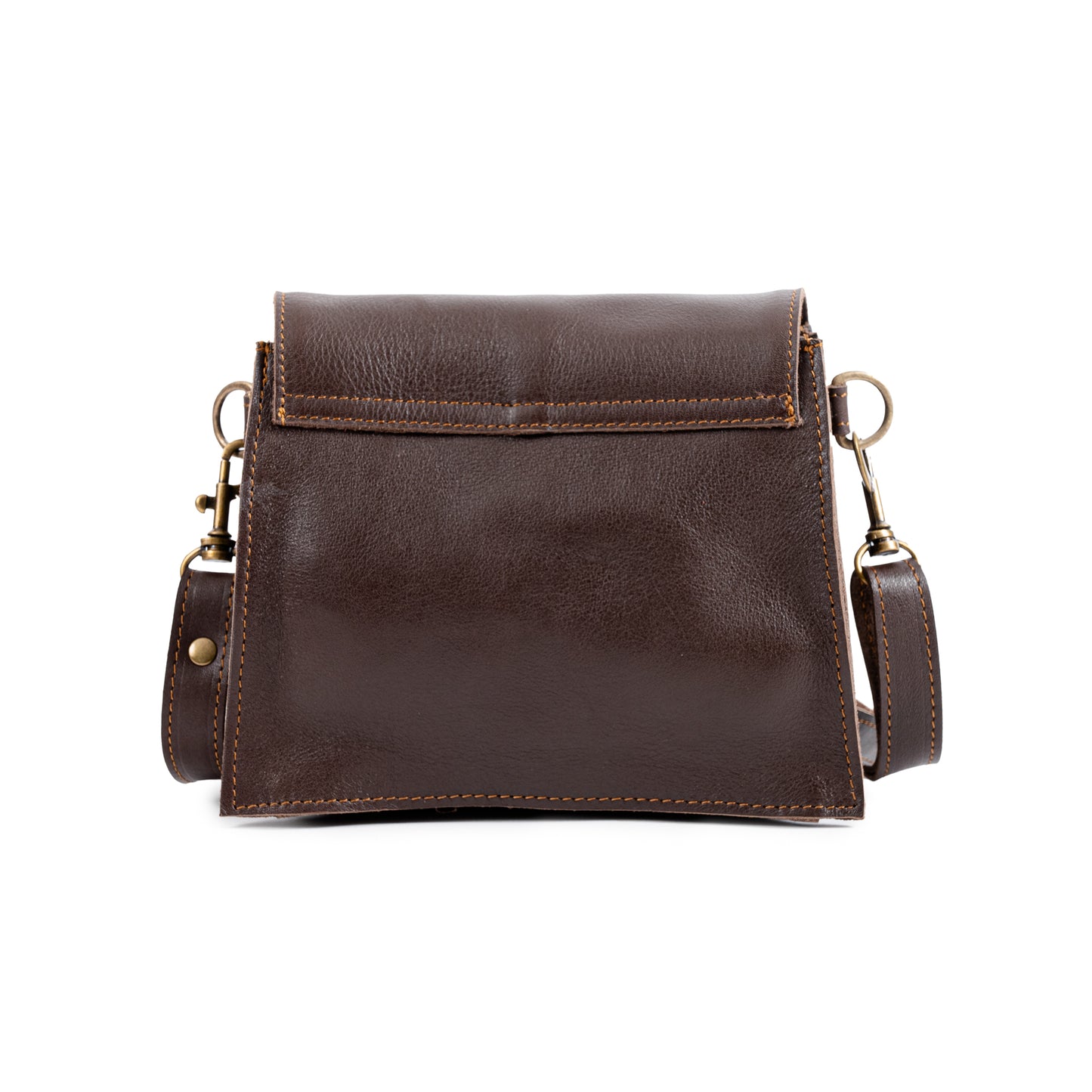 Small Tassle Buffalo Leather Sling Bag