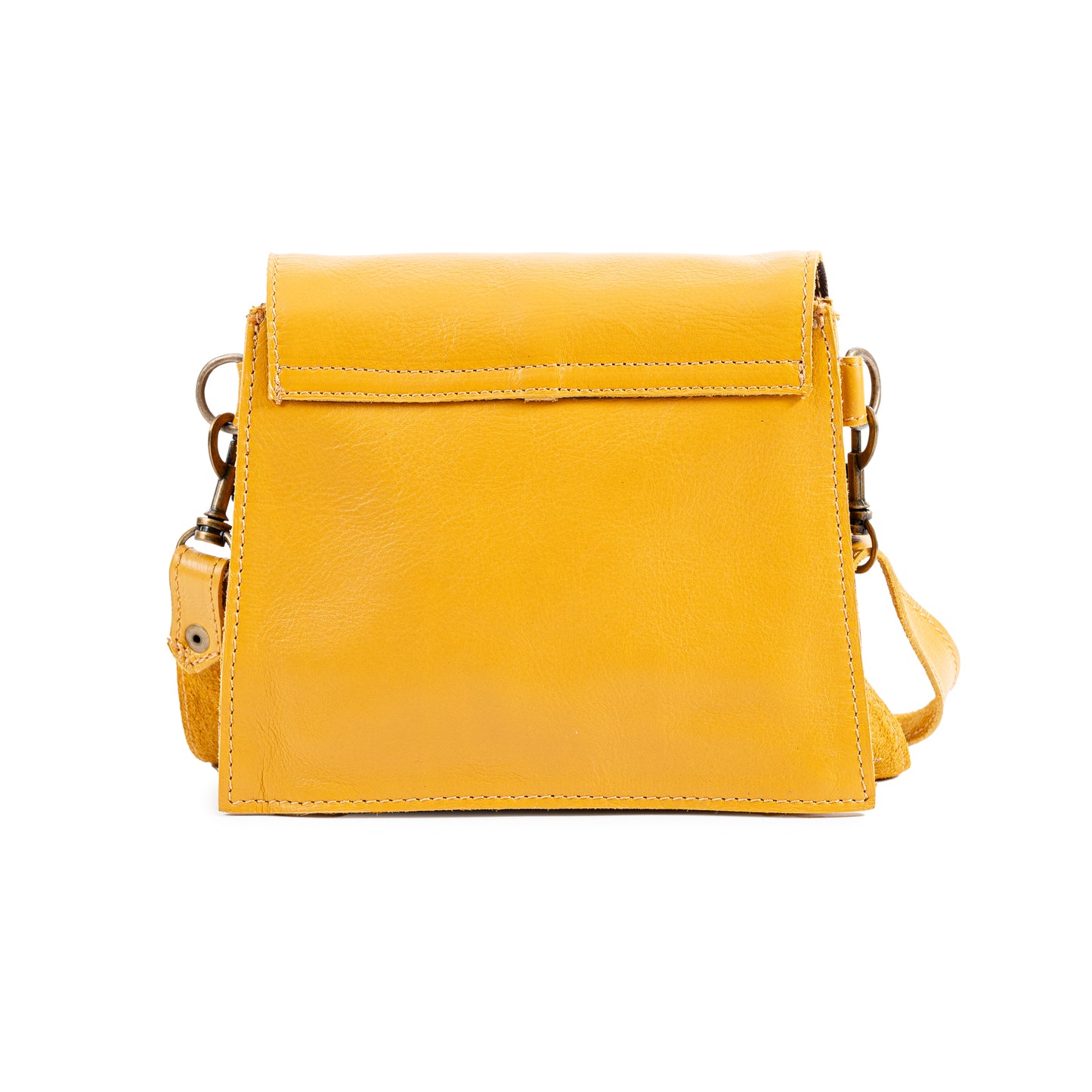 Small Tassle Buffalo Leather Sling Bag