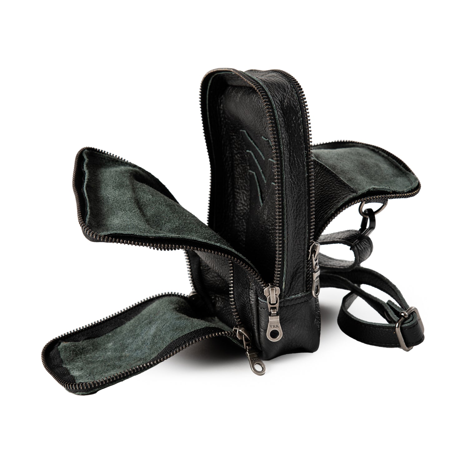 King Kong Leather Crossbody Cellphone Pouch