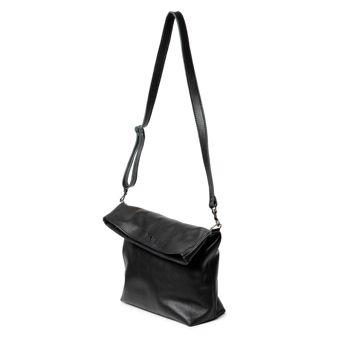 King Kong Leather Fold-over Buffalo Tote Leather Handbag
