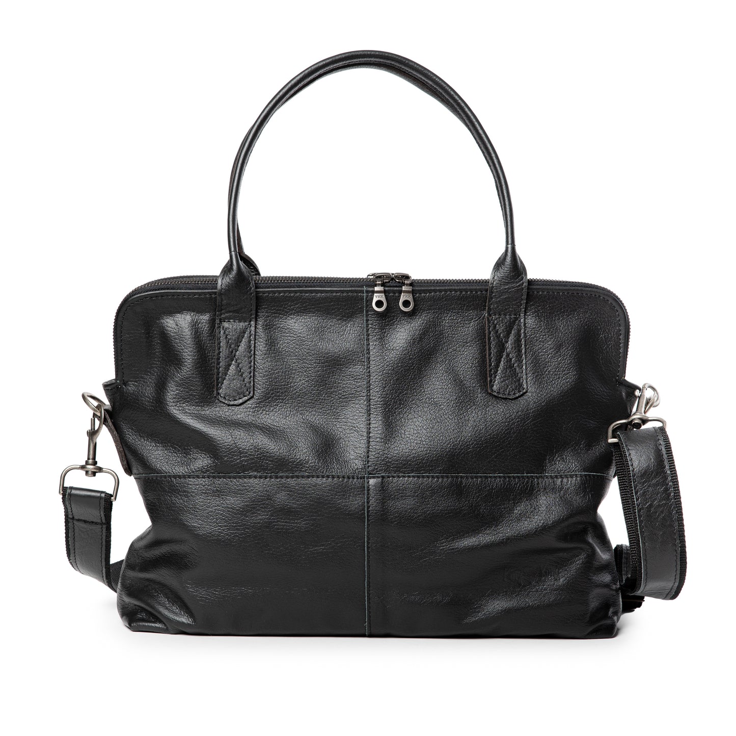 King Kong Leather 15 inch Luxury Double Laptop Bag