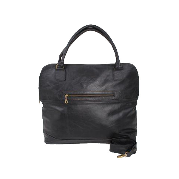 Corporate leather tote bag - kingkong-leather