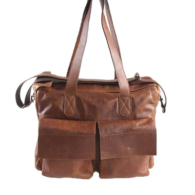 Leather Nappy Bag