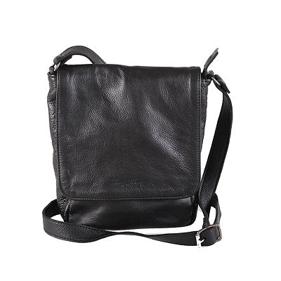 Leather 8-inch messenger sling bag