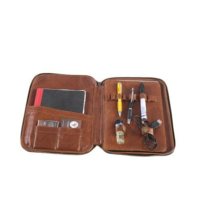 Leather iPad Pouch