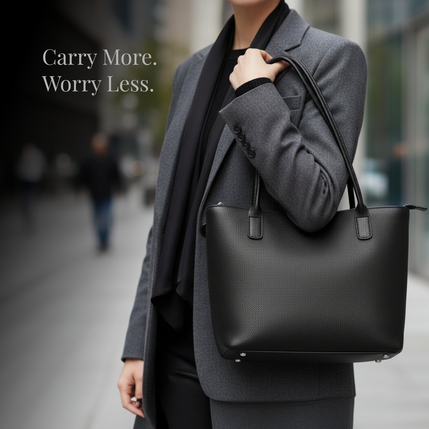 Leather Casual Tote Bag