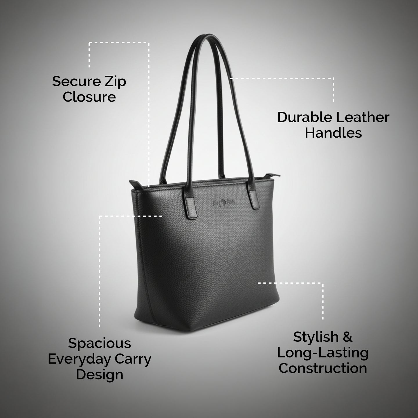 Leather Casual Tote Bag