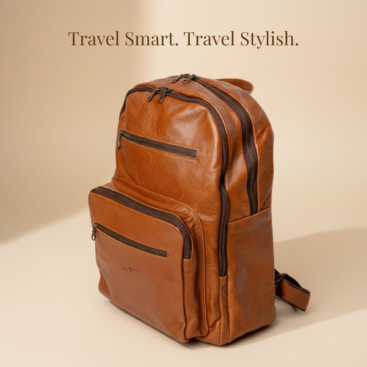 King Kong Leather soft 15 Inch Business Backpack