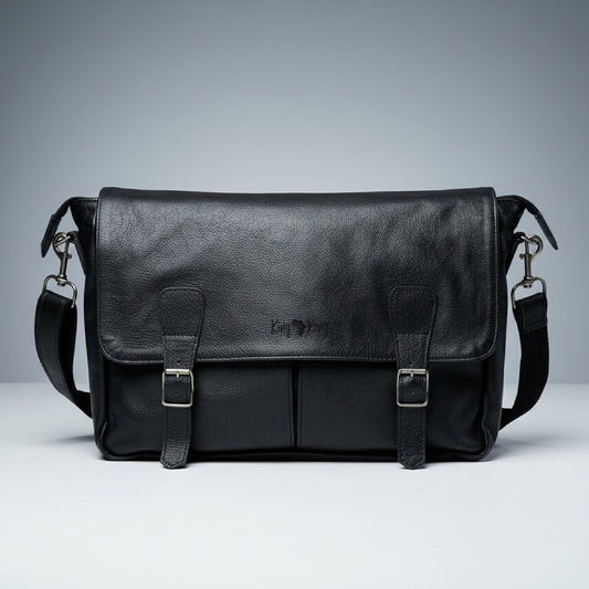 Elegant Leather 15 Inch Messenger