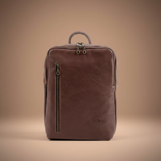 Laptop Backpack - Genuine Leather - Buffalo Leather