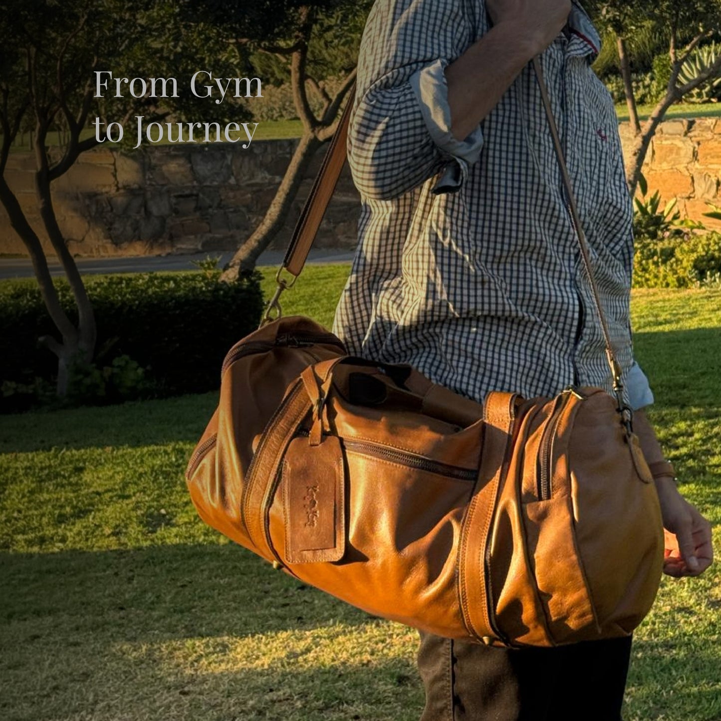 Weekender Duffel Bag - Gym Travel Bag - Waterproof Lining