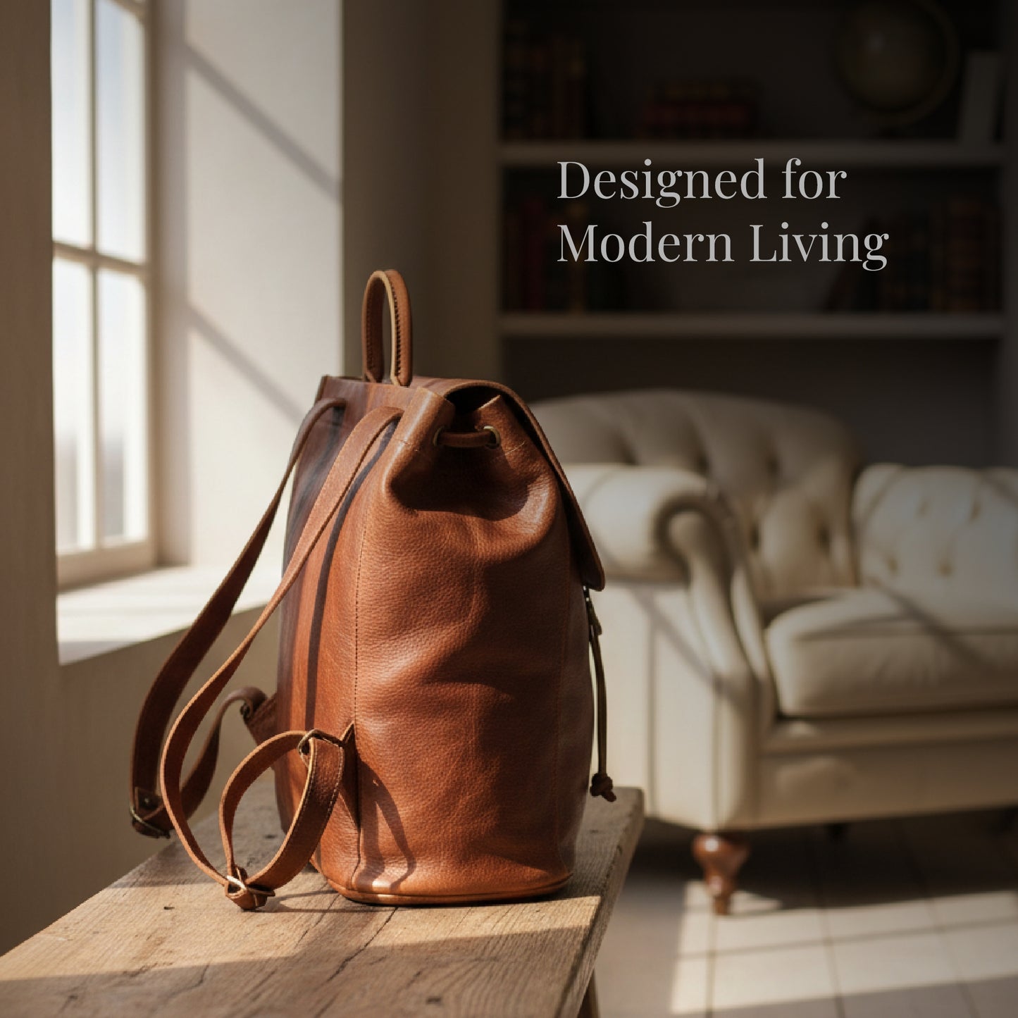 Leather 2 In 1 tote hand backpack