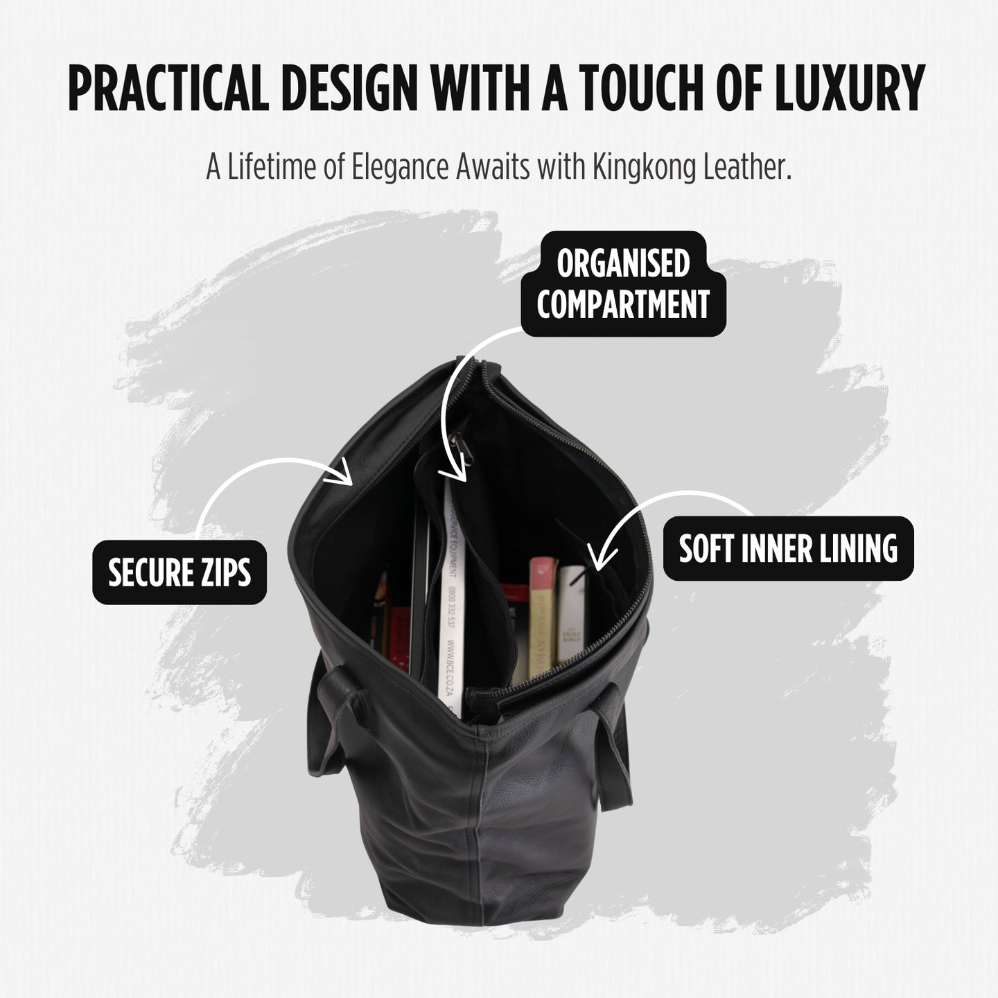 Leather Tote Ladies handbag