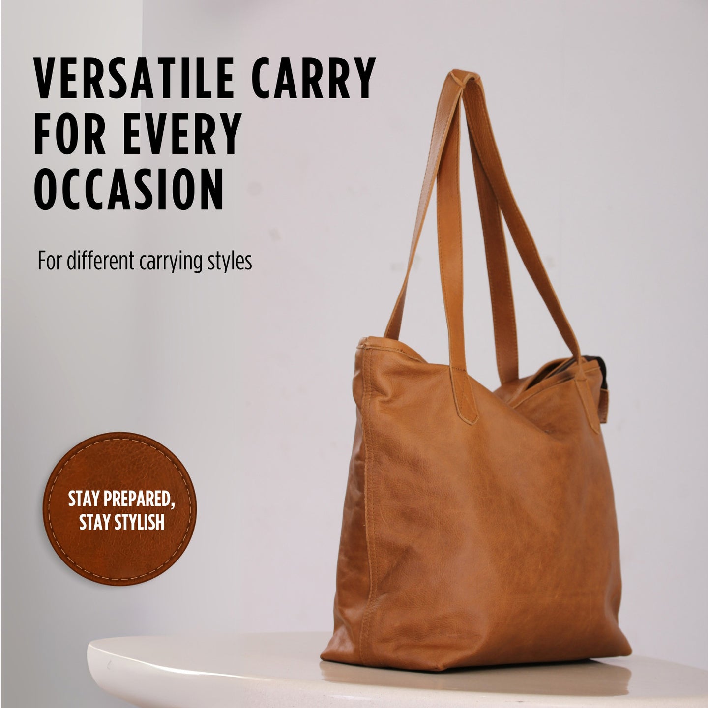 Leather Tote Ladies handbag
