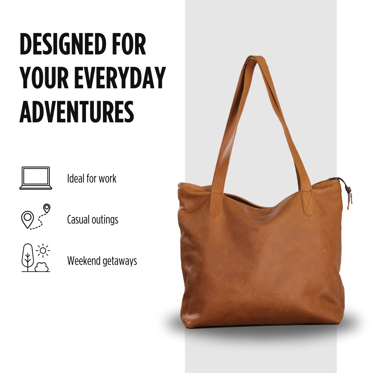 Leather Tote Ladies handbag