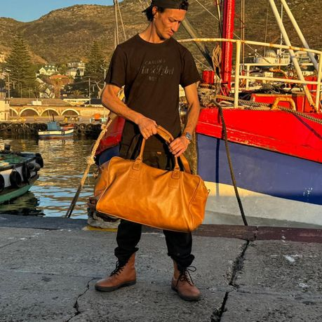 Duffle Bag | Large Leather Weekender - Travel & Overnight | KKL