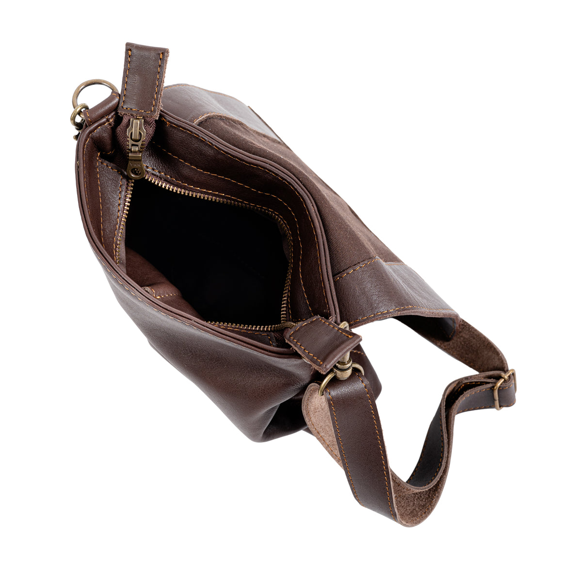 King Kong Dorin Buffalo Leather Sling Bag