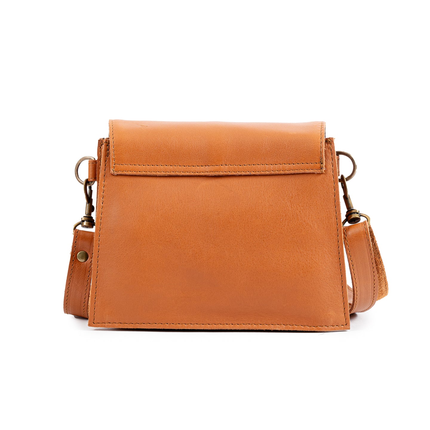 Small Tassle Buffalo Leather Sling Bag