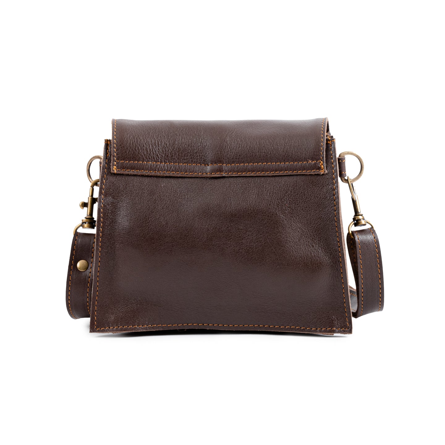 Small Tassle Buffalo Leather Sling Bag