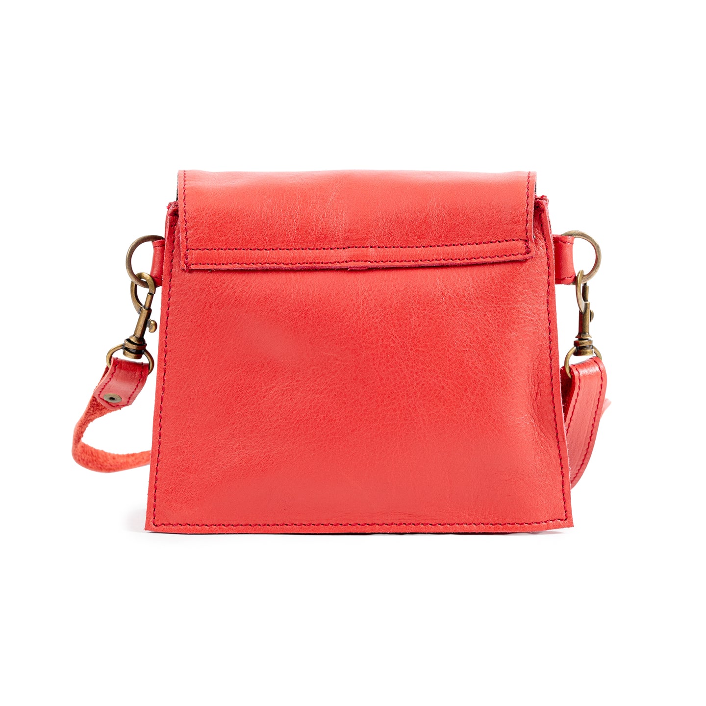 Small Tassle Buffalo Leather Sling Bag