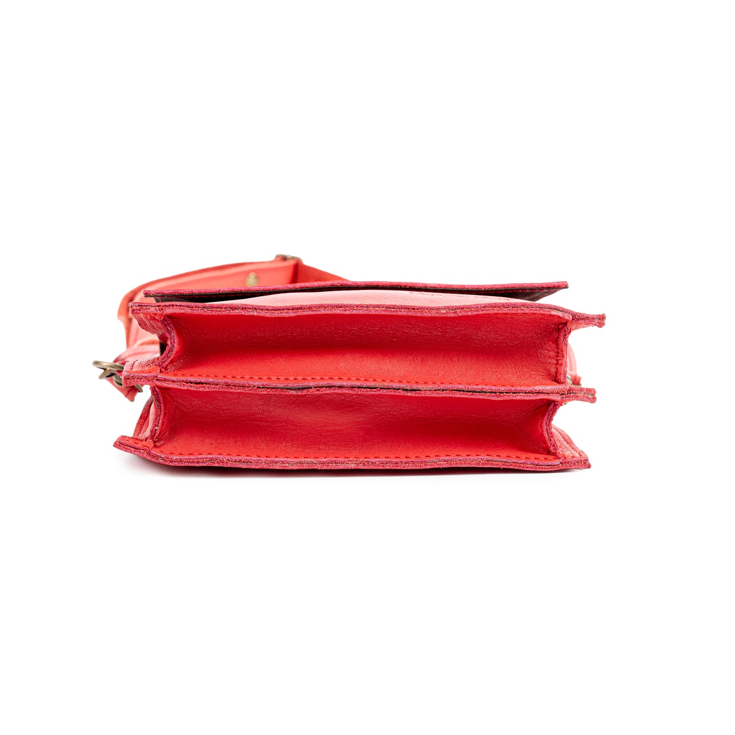 Small Tassle Buffalo Leather Sling Bag