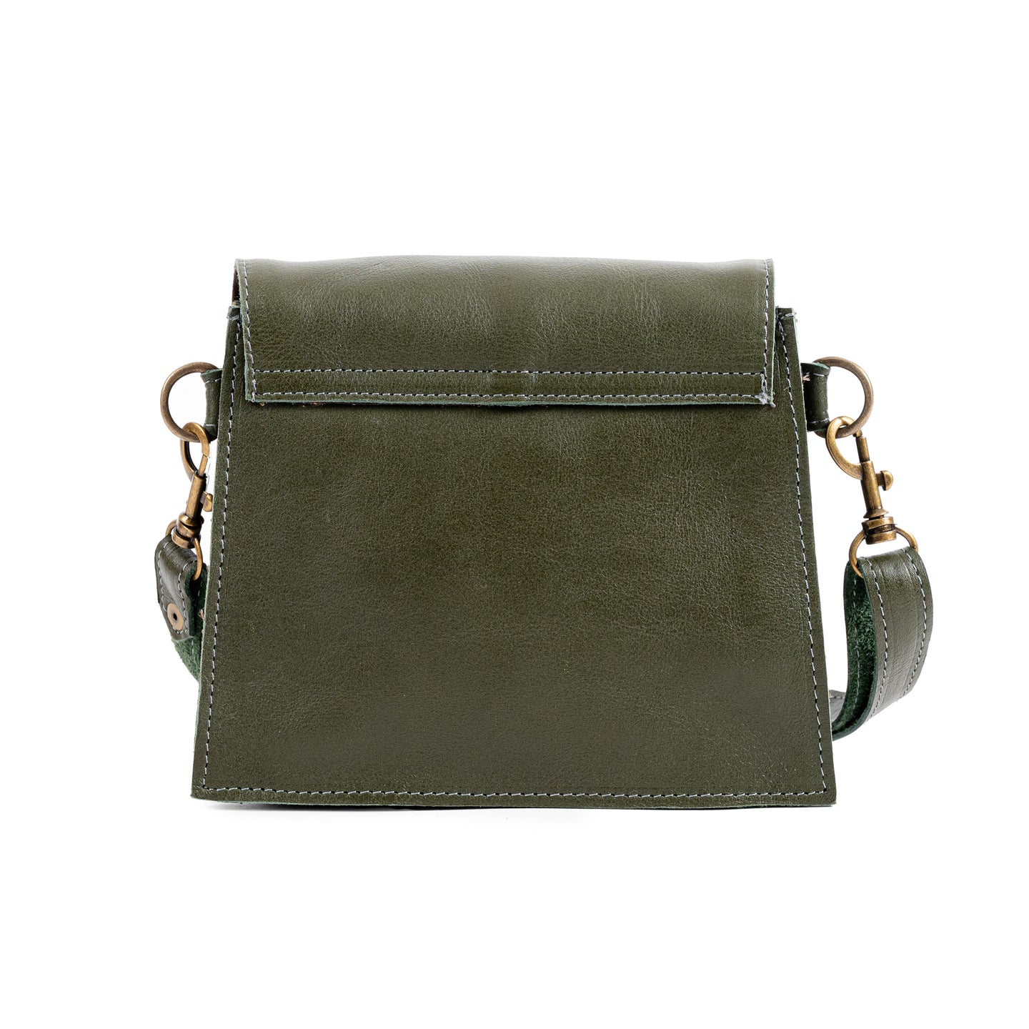Small Tassle Buffalo Leather Sling Bag