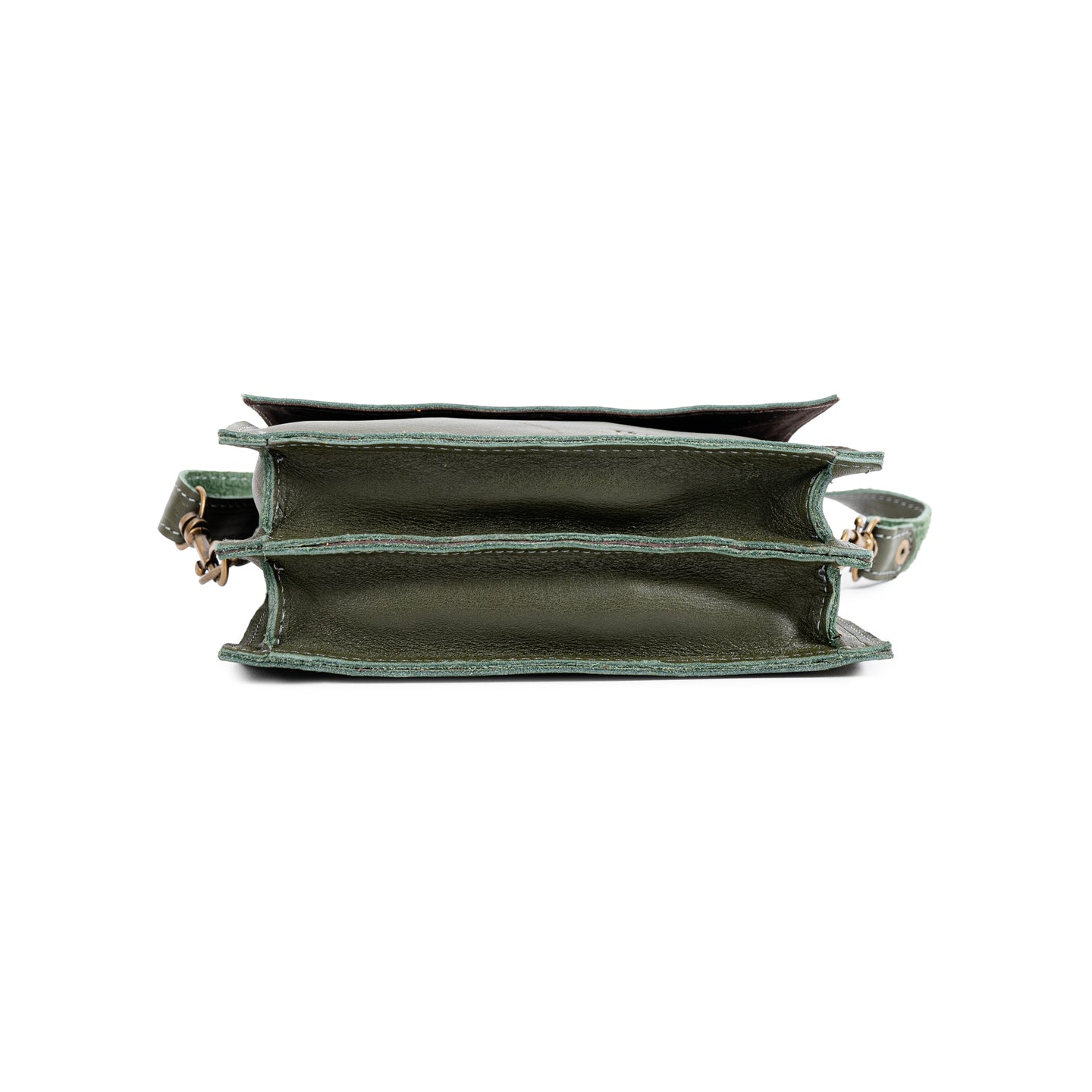Small Tassle Buffalo Leather Sling Bag