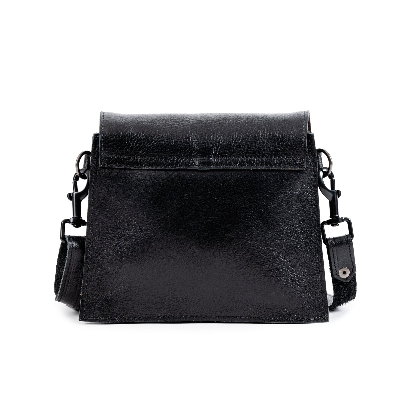Small Tassle Buffalo Leather Sling Bag