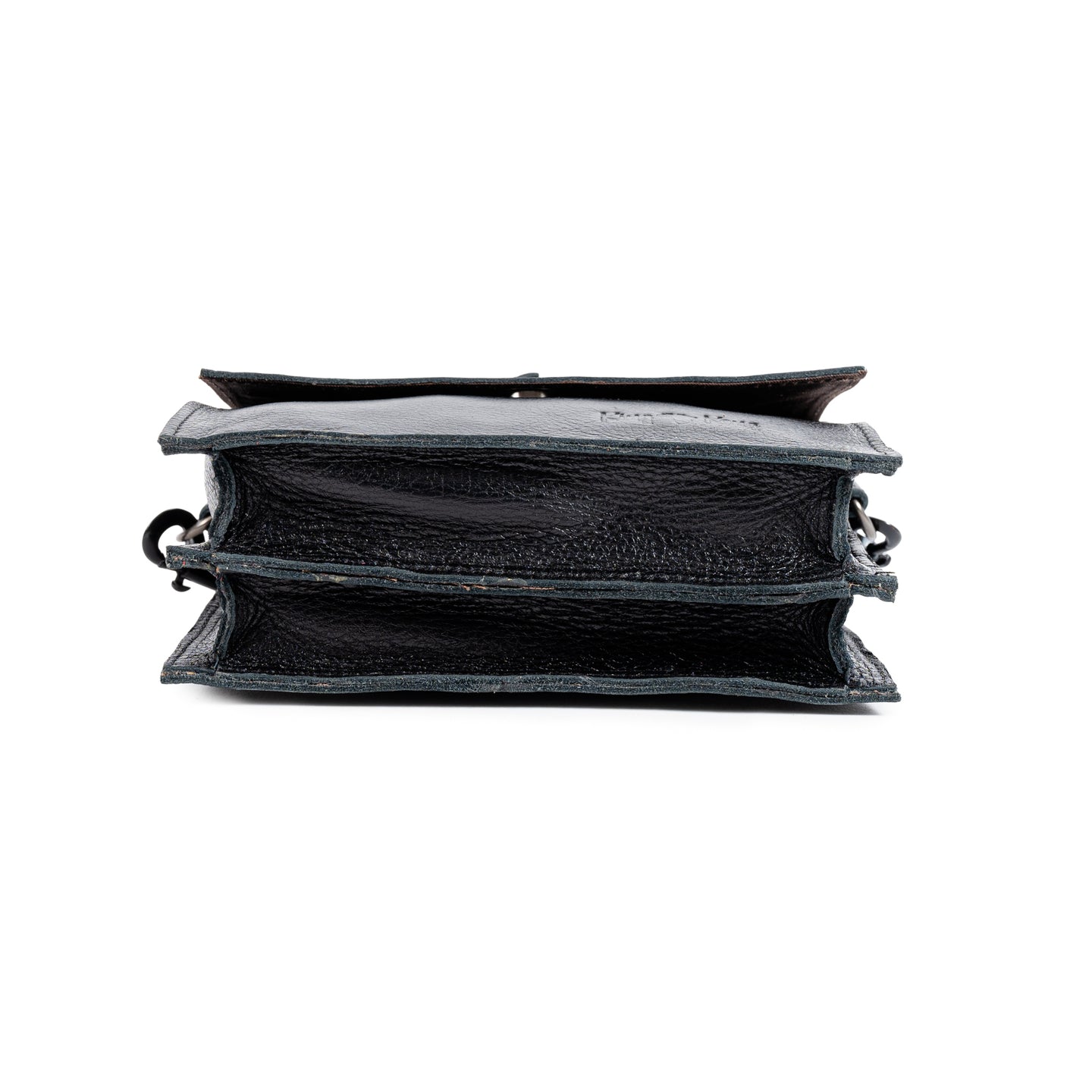 Small Tassle Buffalo Leather Sling Bag