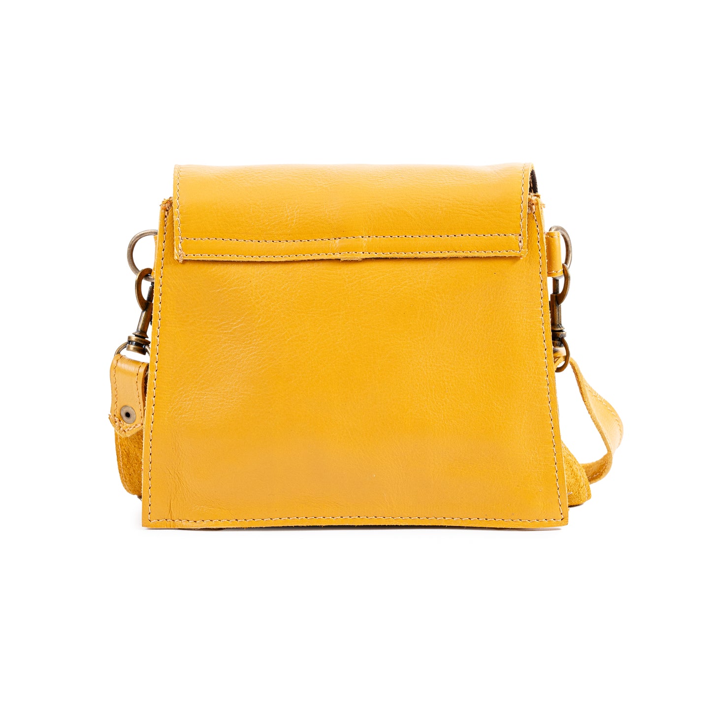 Small Tassle Buffalo Leather Sling Bag