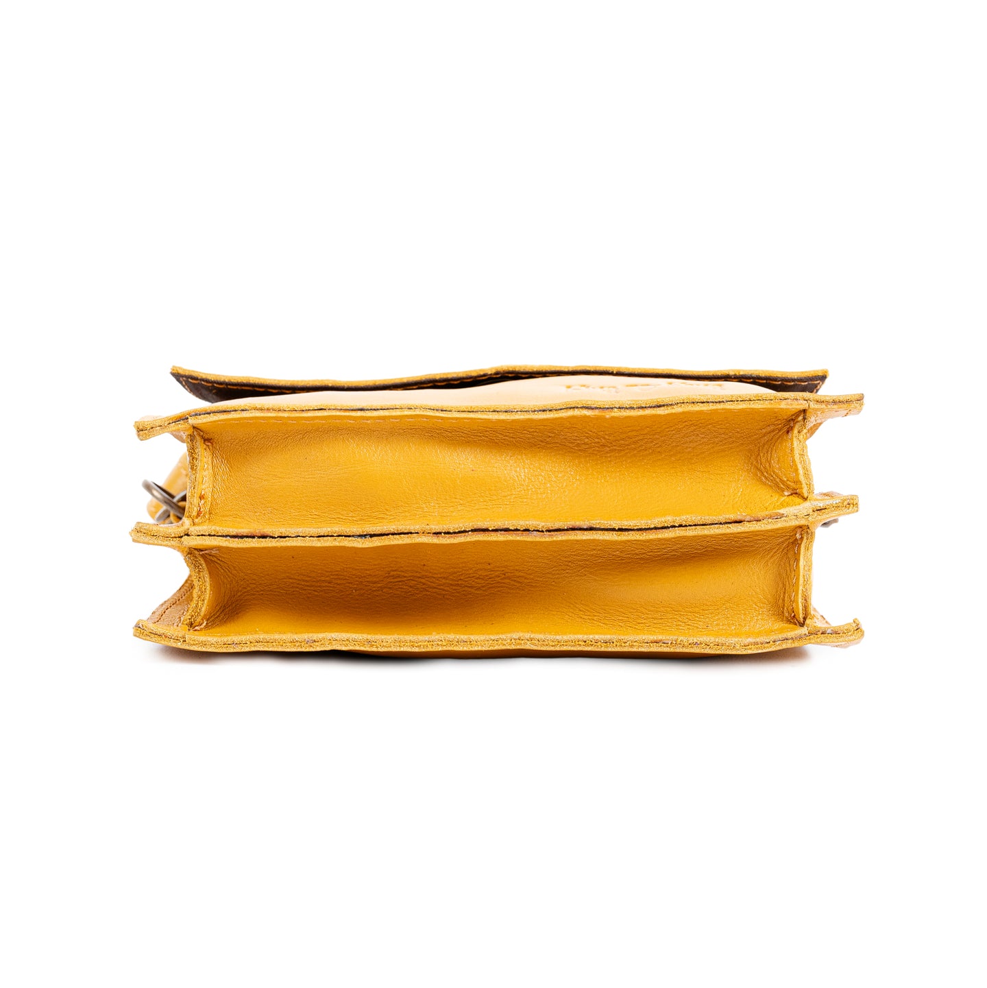 Small Tassle Buffalo Leather Sling Bag