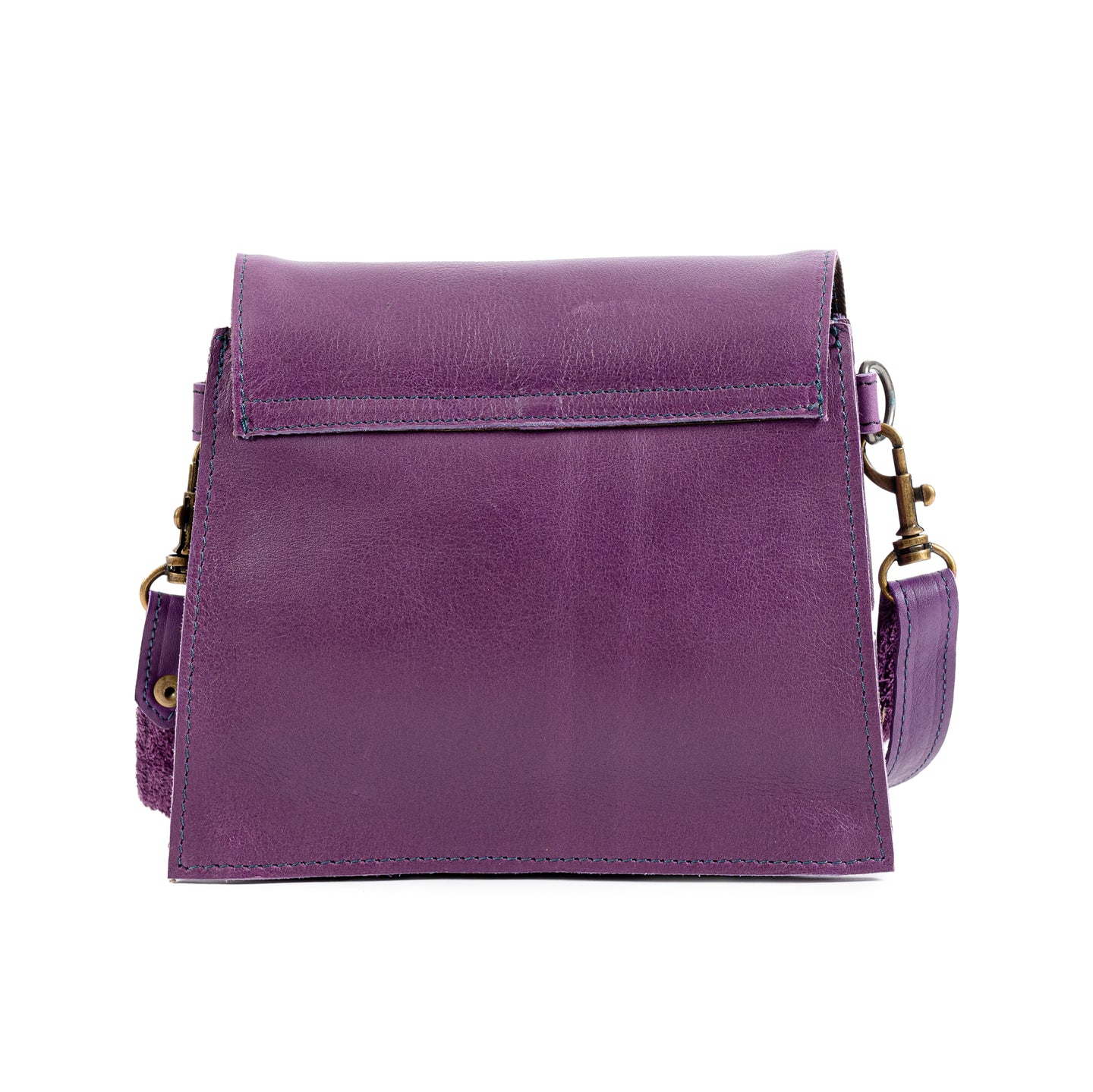 Small Tassle Buffalo Leather Sling Bag