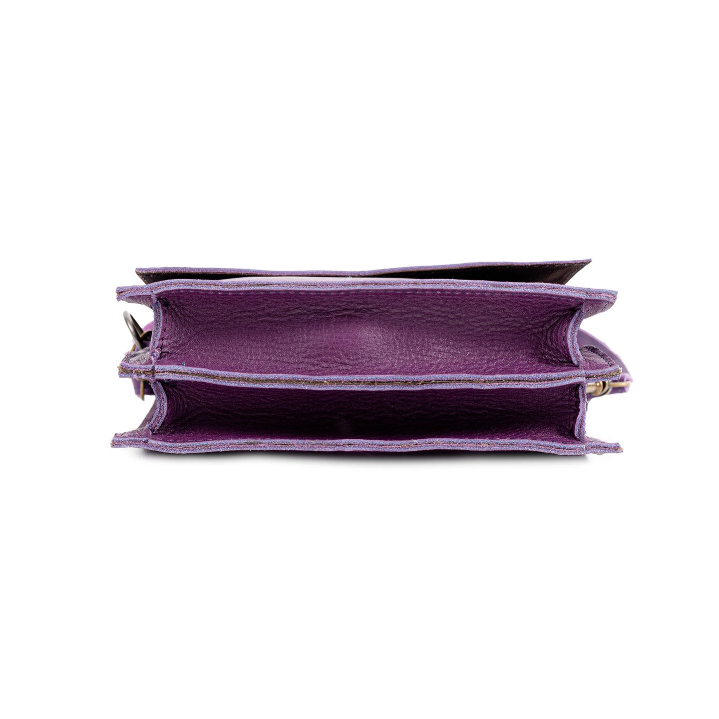 Small Tassle Buffalo Leather Sling Bag