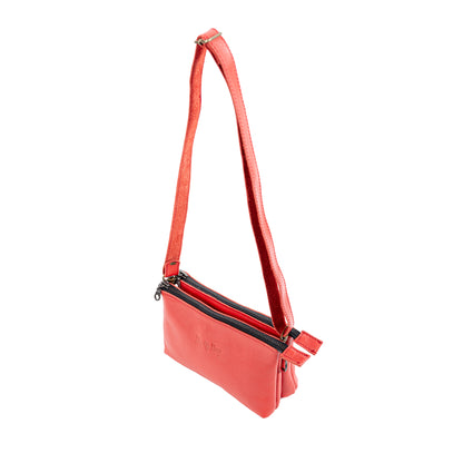 Double Zipper Sling Bag