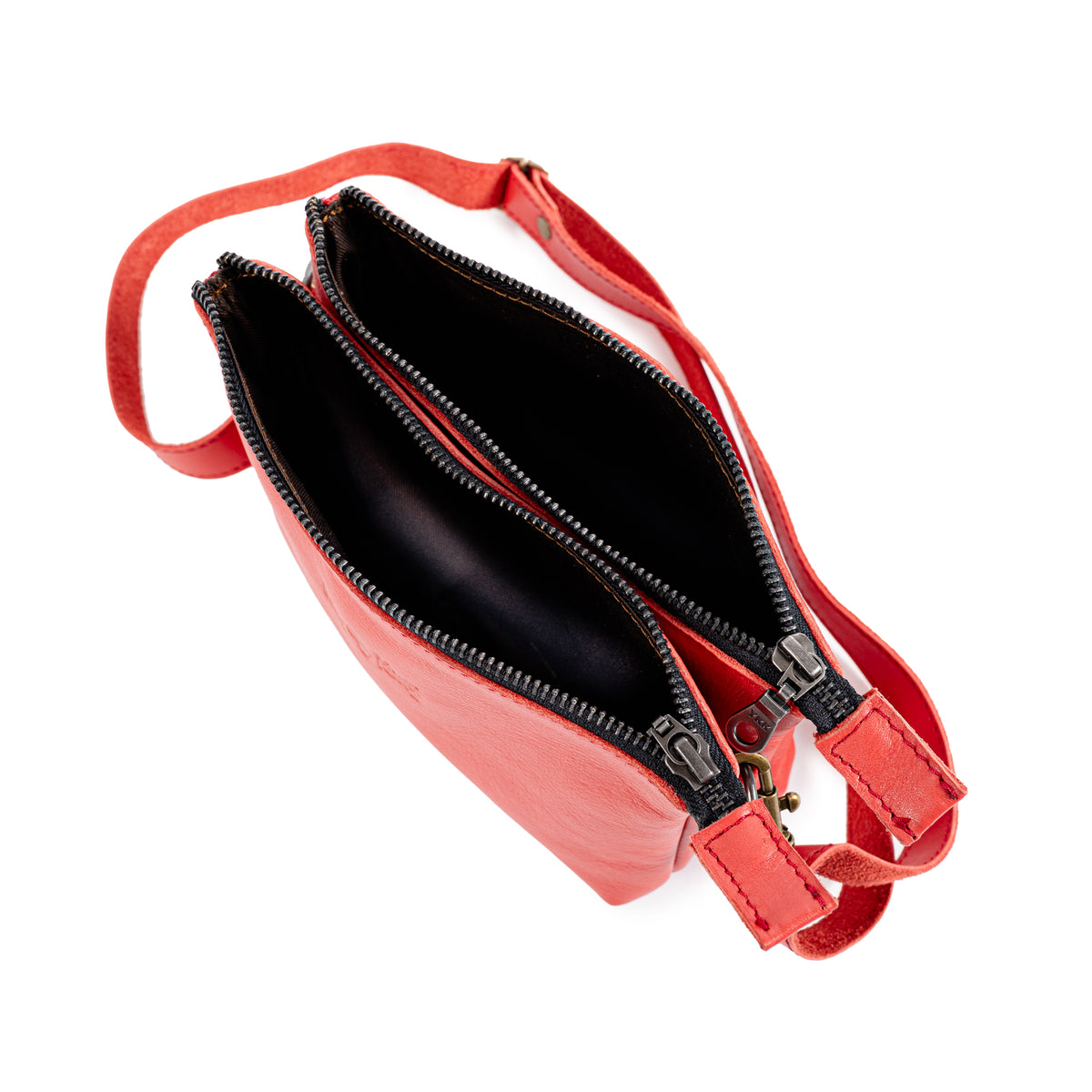 Double Zipper Sling Bag