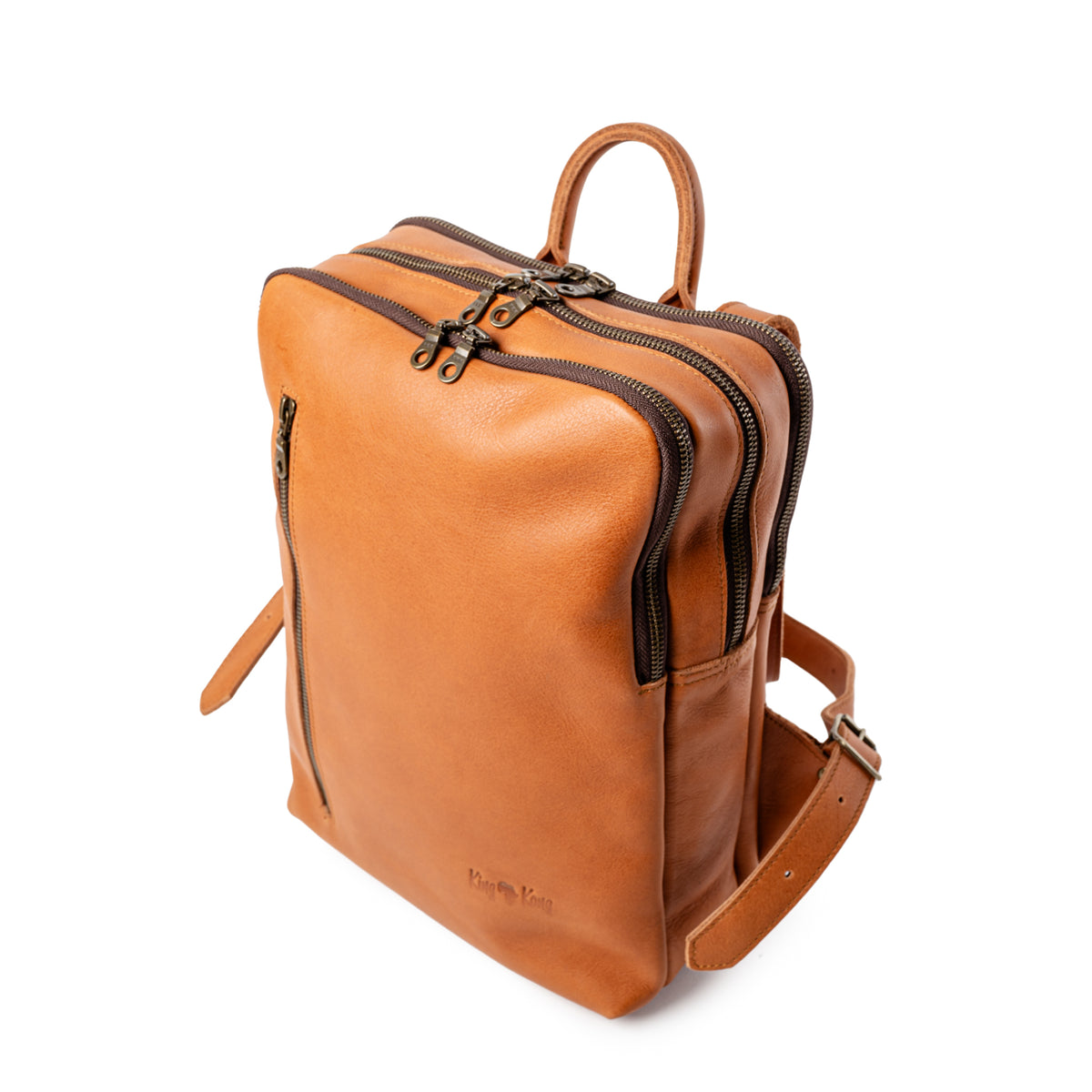 Classic Tech 14&quot; laptop Full Grain Buffalo Leather Backpack