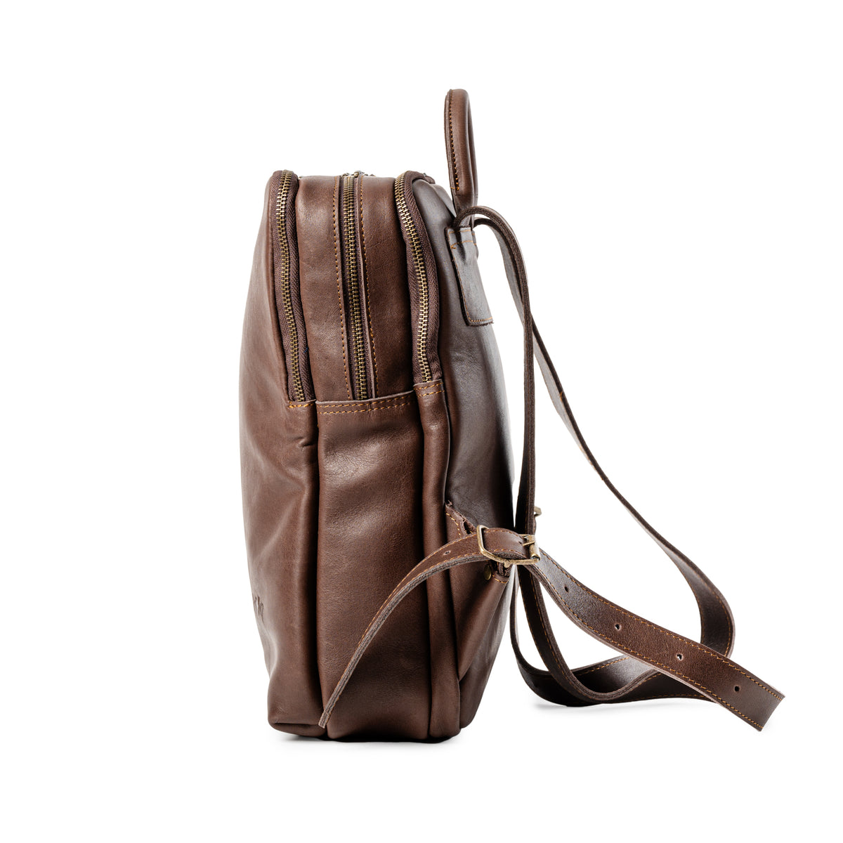 Classic Tech 14&quot; laptop Full Grain Buffalo Leather Backpack