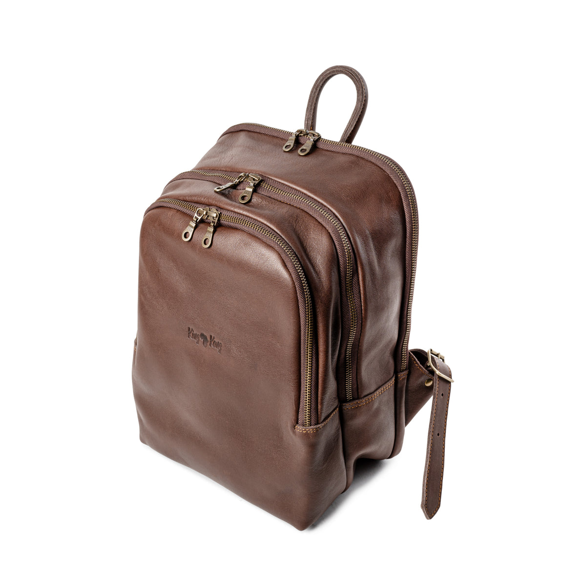 Premium 14&quot; laptop Full Grain Buffalo Leather Backpack