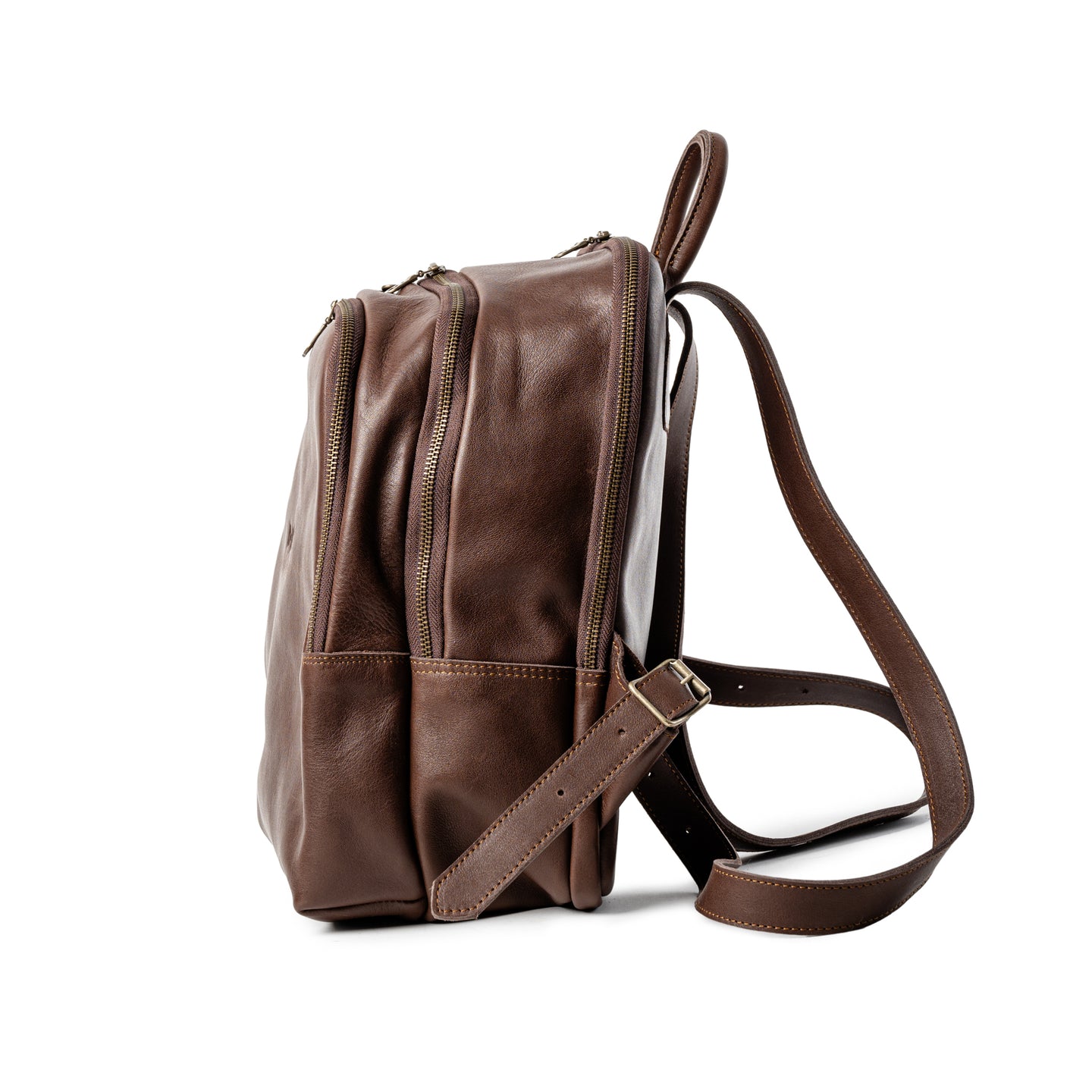 Premium 14" laptop Full Grain Buffalo Leather Backpack