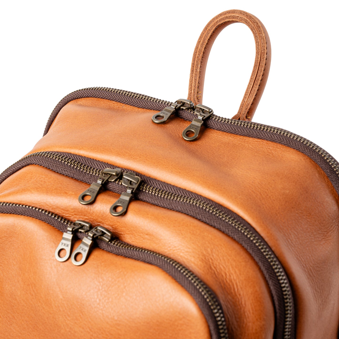 Premium 14" laptop Full Grain Buffalo Leather Backpack