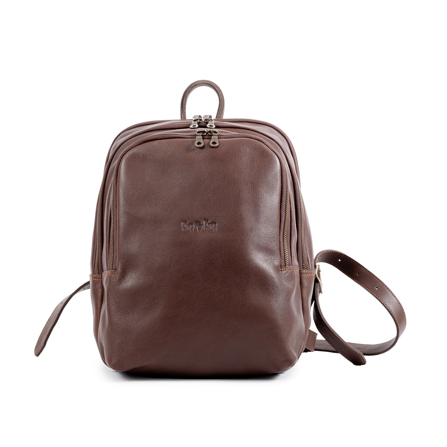 Premium 14" laptop Full Grain Buffalo Leather Backpack