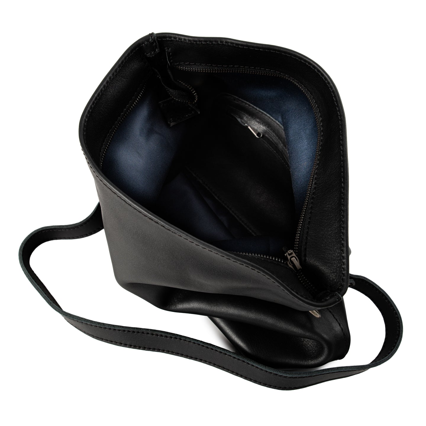 King Kong Leather Fold-over Buffalo Tote Leather Handbag
