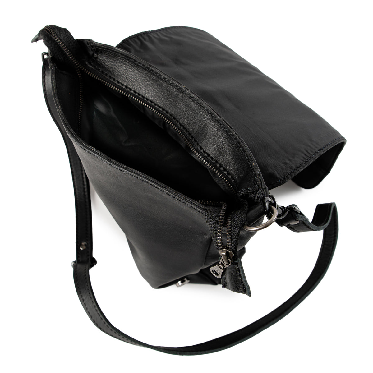 Buffalo Leather 8 inch Messenger