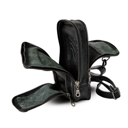 King Kong Leather Crossbody Cellphone Pouch