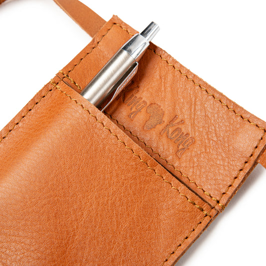 Buffalo Leather Pen Sleeve Sling