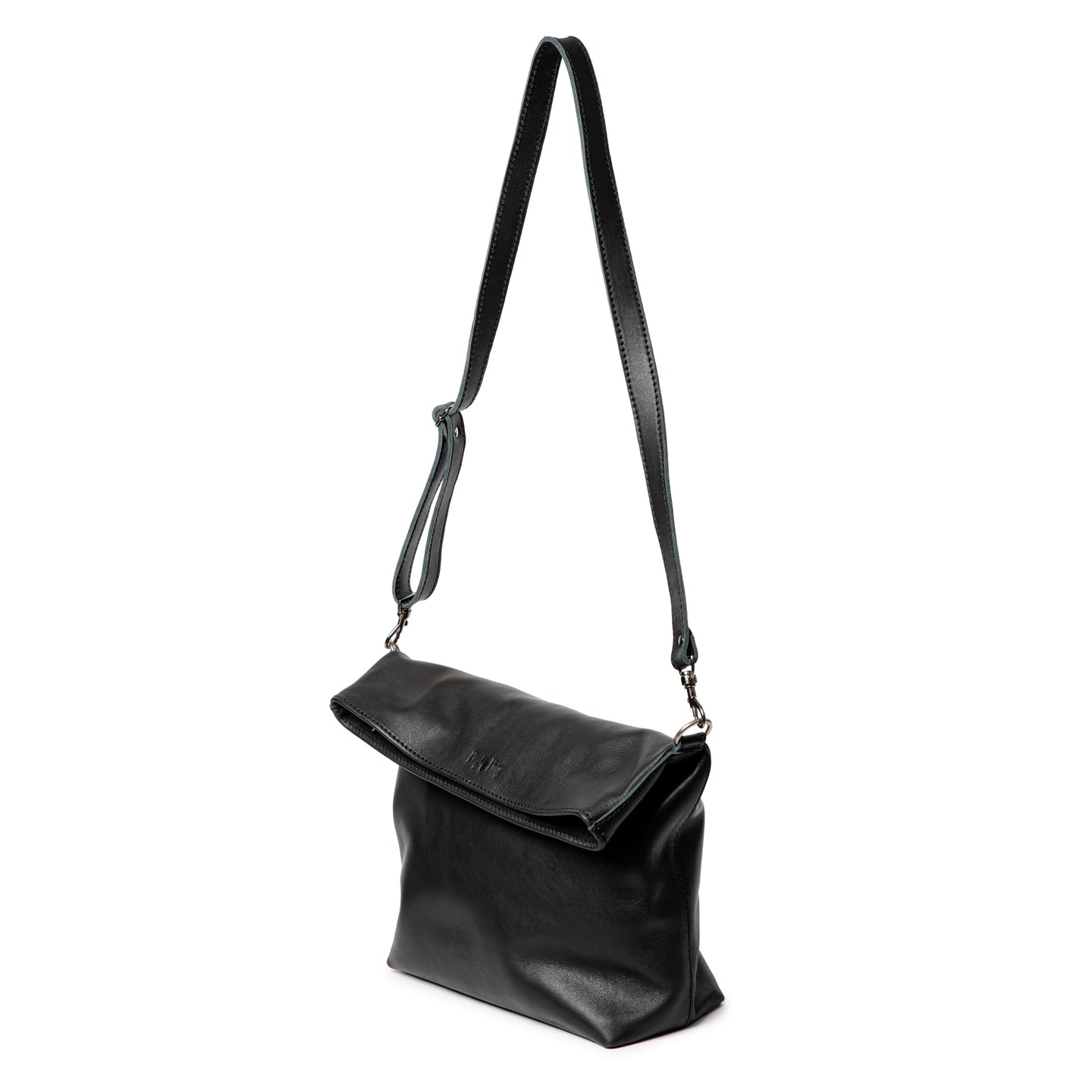 King Kong Leather Fold-over Buffalo Tote Leather Handbag