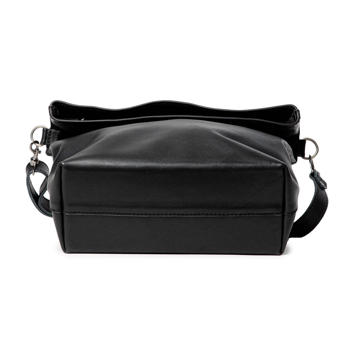 King Kong Leather Fold-over Buffalo Tote Leather Handbag