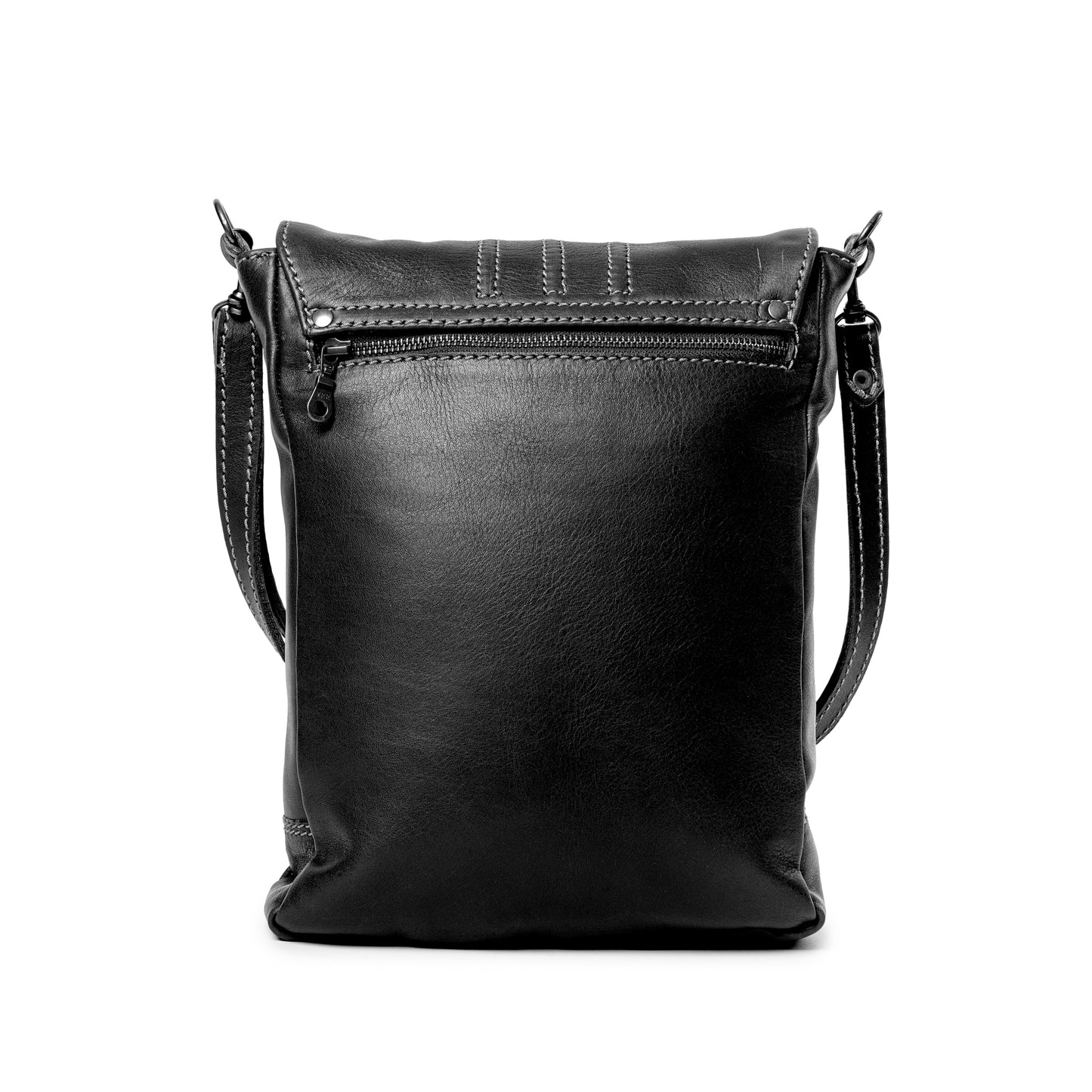 10 Inch Buffalo Leather Messenger Sling Bag