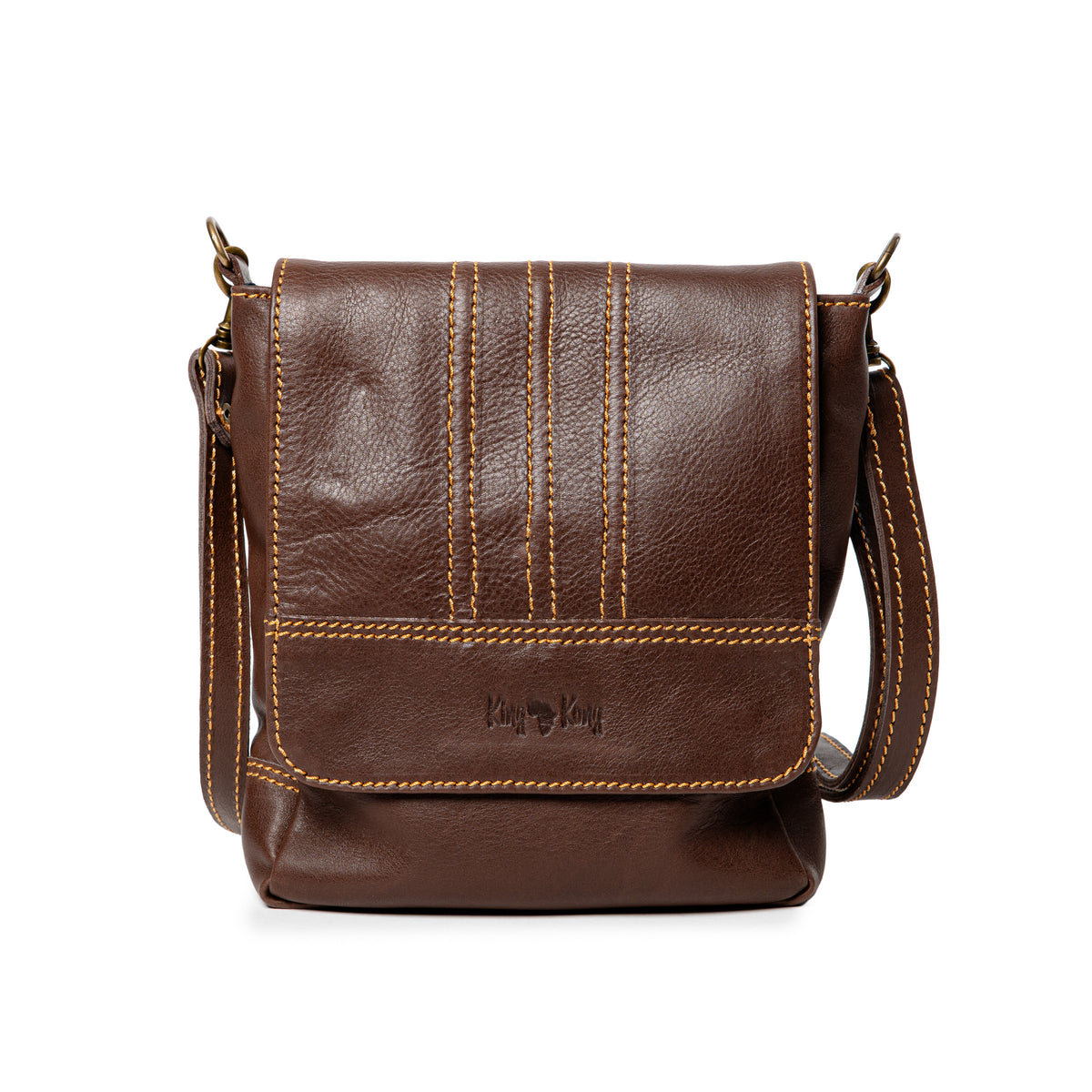 Buffalo Leather 8 inch Messenger