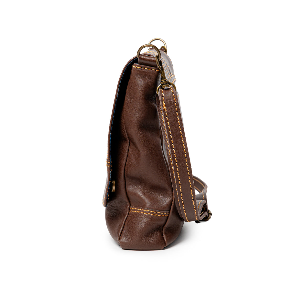 Buffalo Leather 8 inch Messenger